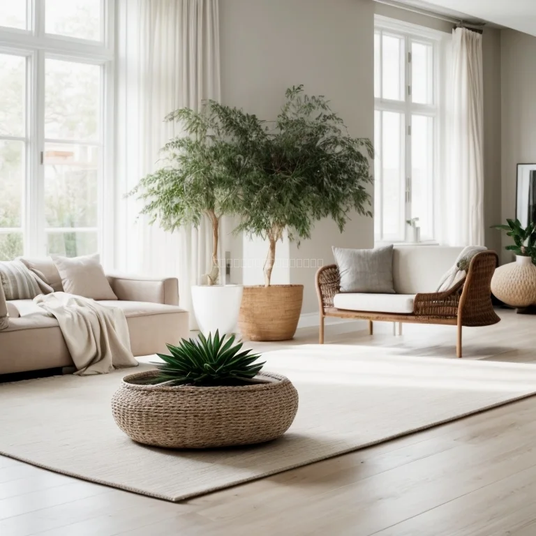 Aufgeräumtes Wohnzimmer